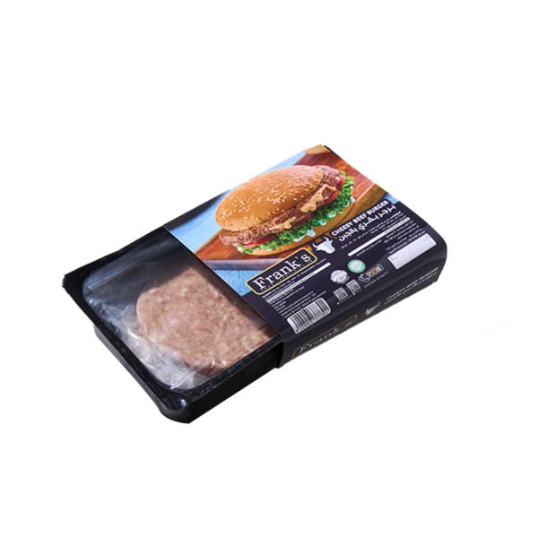 تشيزي بيف برجر 140 جم علبة 4 قطع